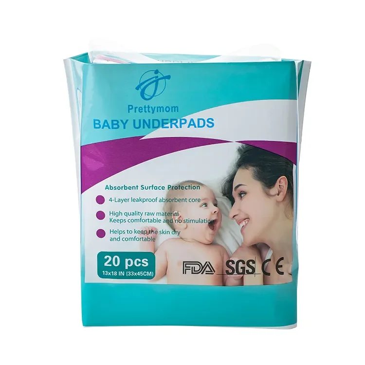 High quality cheap biodegradable portable pe material  baby diaper plastic bag