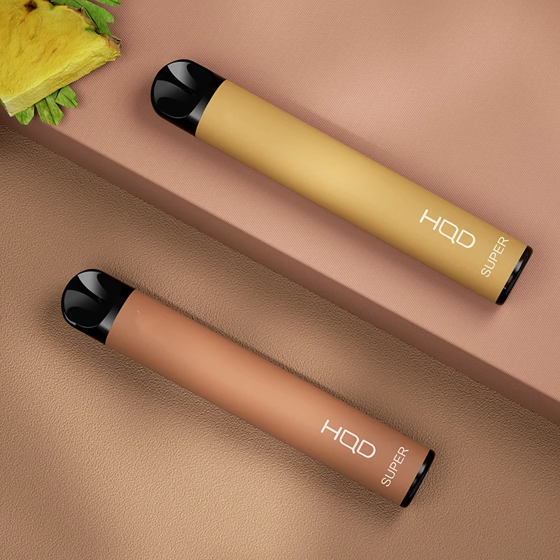 100% Original HQD Super 600 Vape Kit 400mAh Battery 3ml Capacity Vaporizer Pen Support OEM/ODM