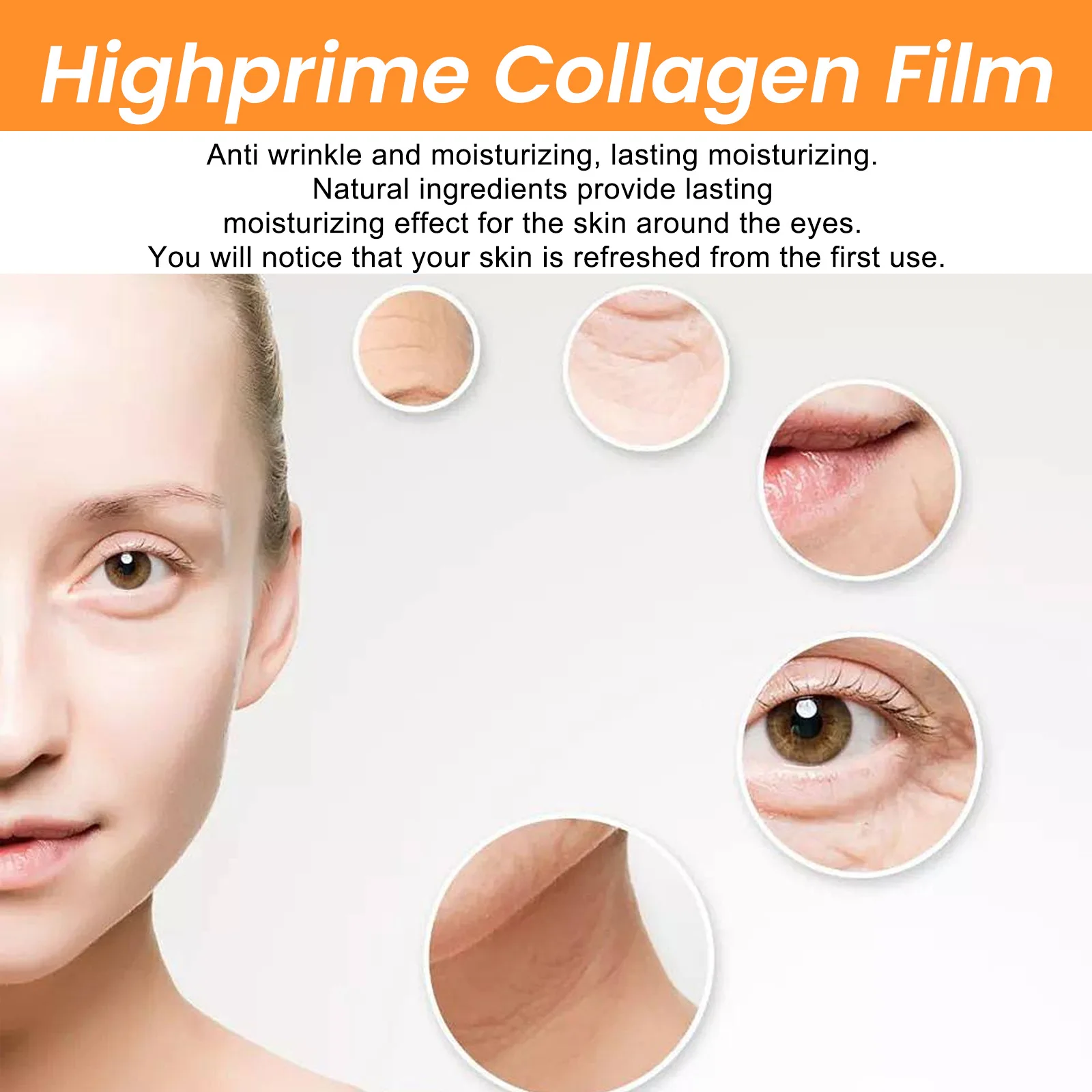 EELHOE Collagen Water Soluble Eye Mask Fade Black Circles Under The Eyes Lifting Eye Mask For Women