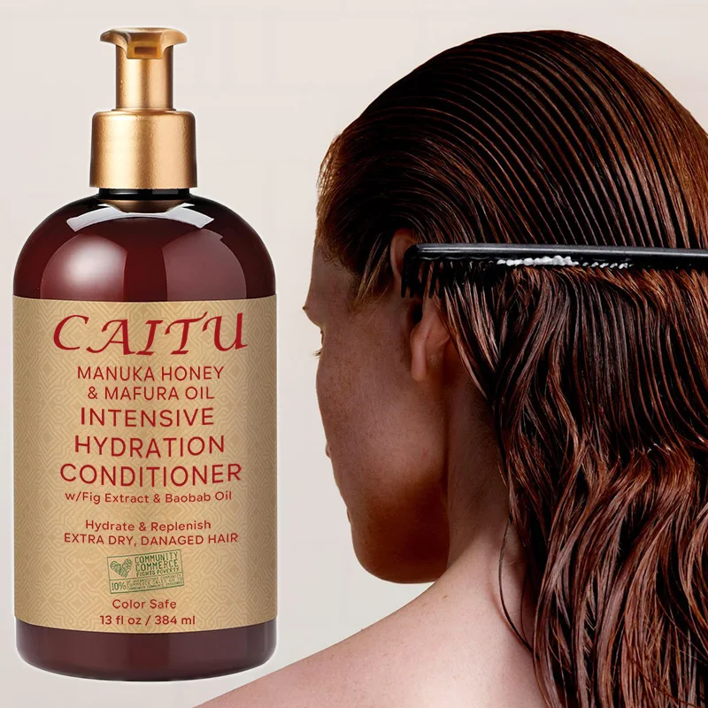 Manuka Honey Intensive Hydration private label moisturizing Hair leave in conditioner for curly hair