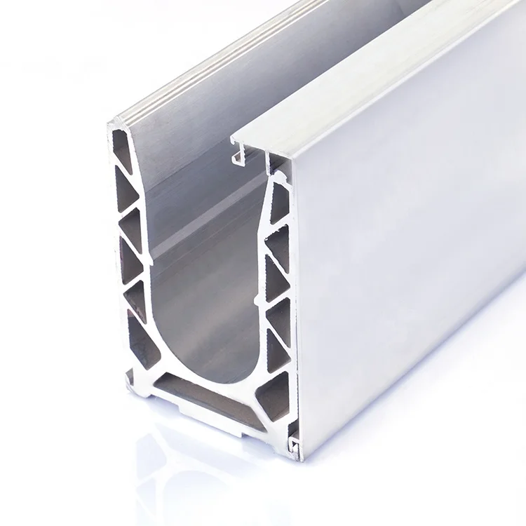 6063 Customized Aluminum Profile Extrusion glass clamp