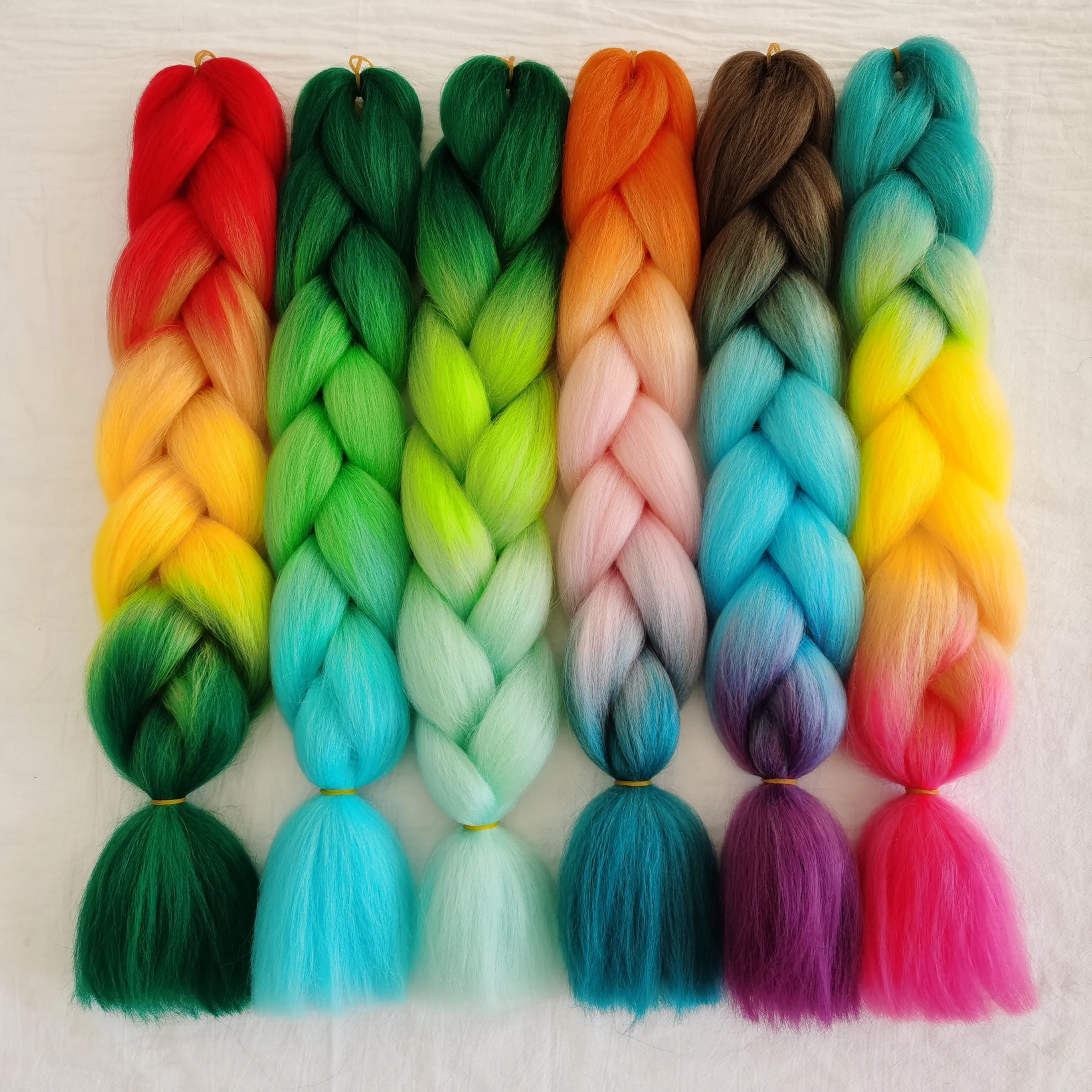 Jumbo Braid Hair 24 Inch Synthetic Hair Attachment for Briads Expression Extensions for Twist Box Crochet Braiding Hair for Girl