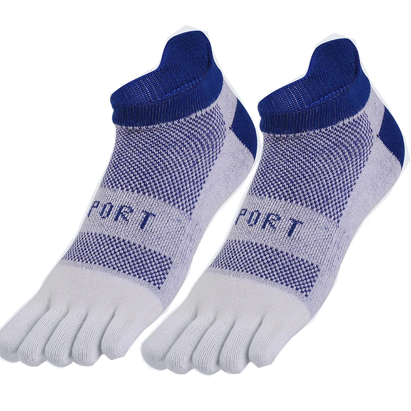 High quality custom logo cotton breathable ankle good best running socks for men to prevent toe blisters running