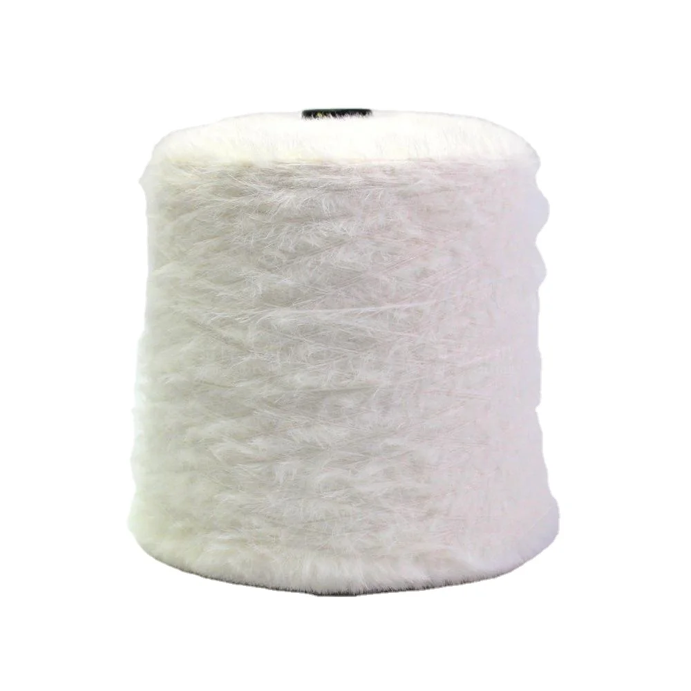 Short delivery time 1.3cm 0.9cm 12NM 13NM no drop nylon hair Feather yarn
