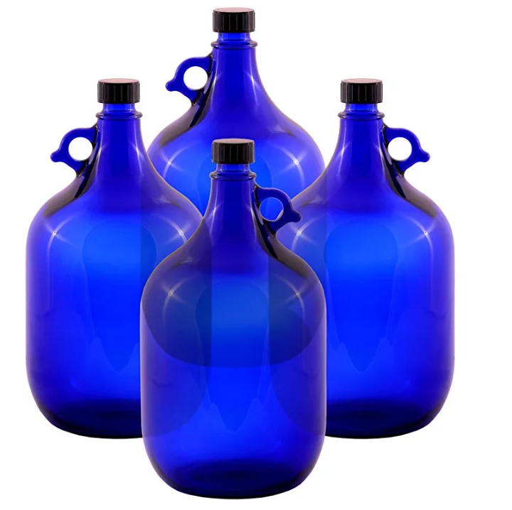 2.0L  color glass bottle jug blue glass bottle