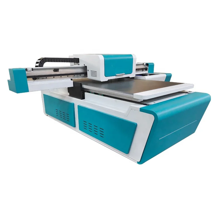 i1600 Printhead Chest Cards Digital UV Printer 6090 UV LED Varnish Printer Machine For Acrylic PVC Sheet Aluminium Name Plate