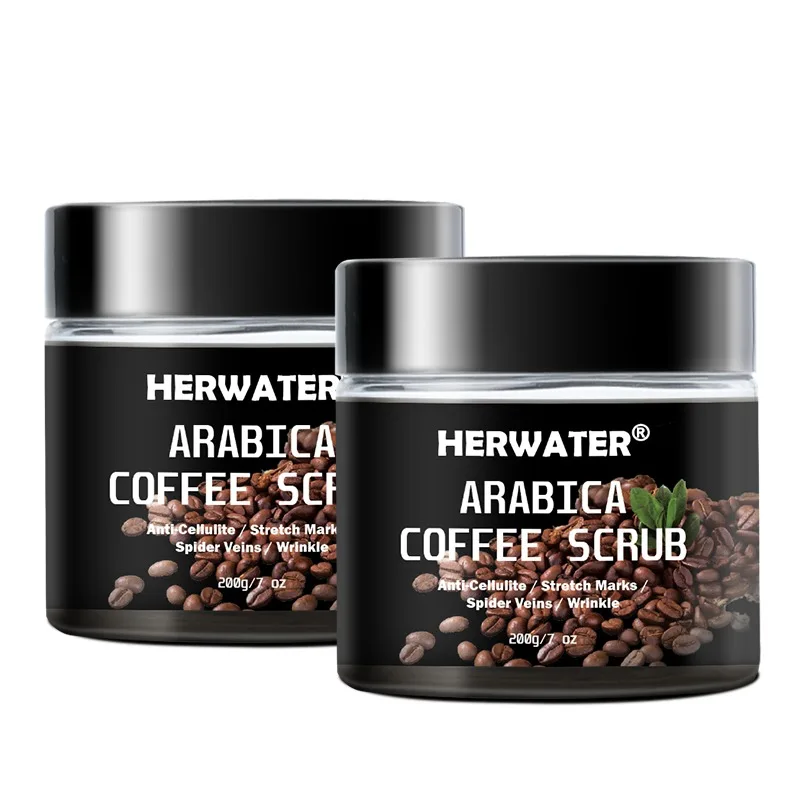 Hot Private label Coffee Body Scrub Wholesale Spa Salt Natural Organic Whitening Exfoliating Body Scrub