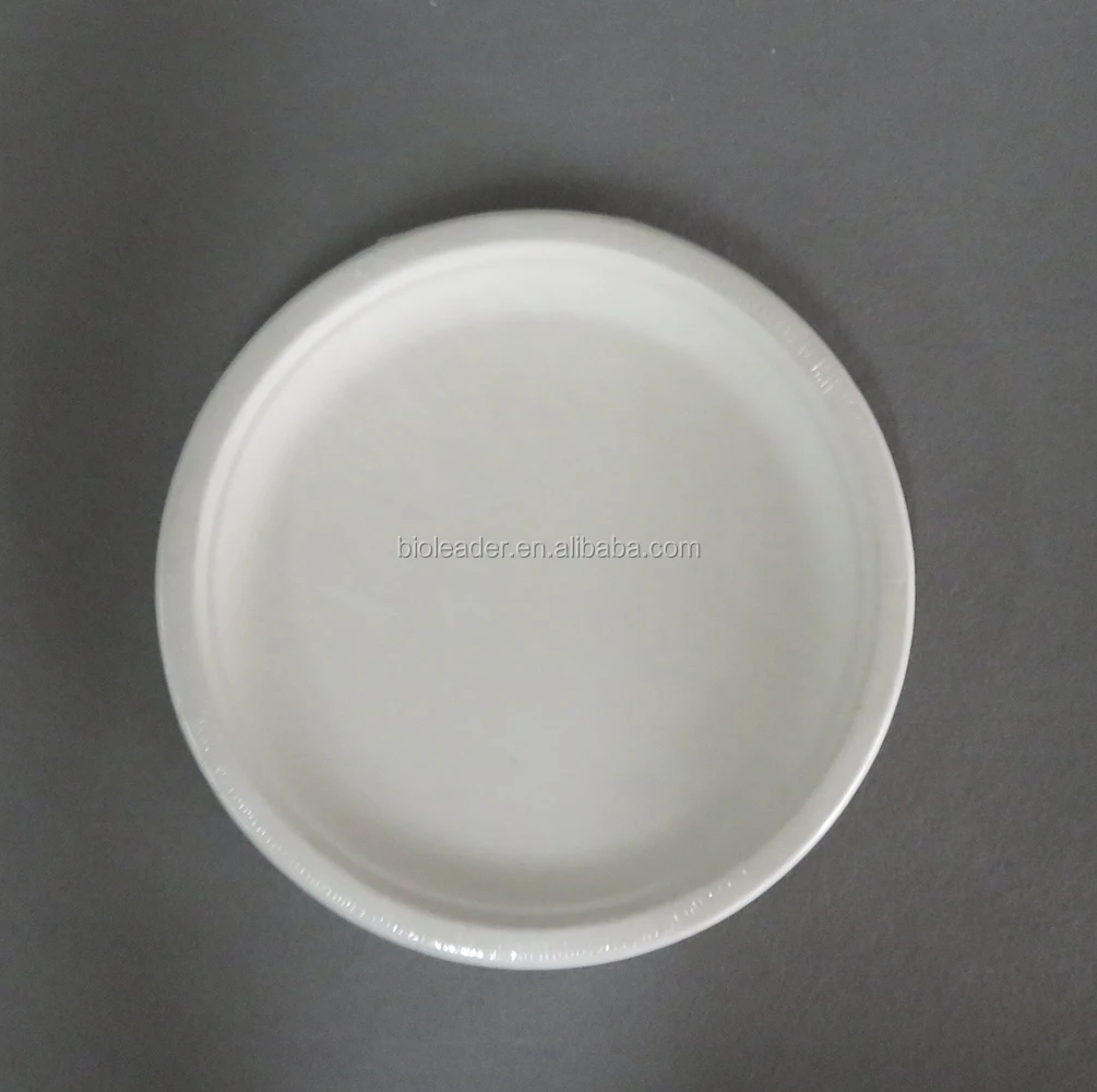 Round Paper Plate Plate Dish Disposable Stocked Eco-friendly 6 Inch Food Plant Pattern Not Support 50000pcs Everyday >10