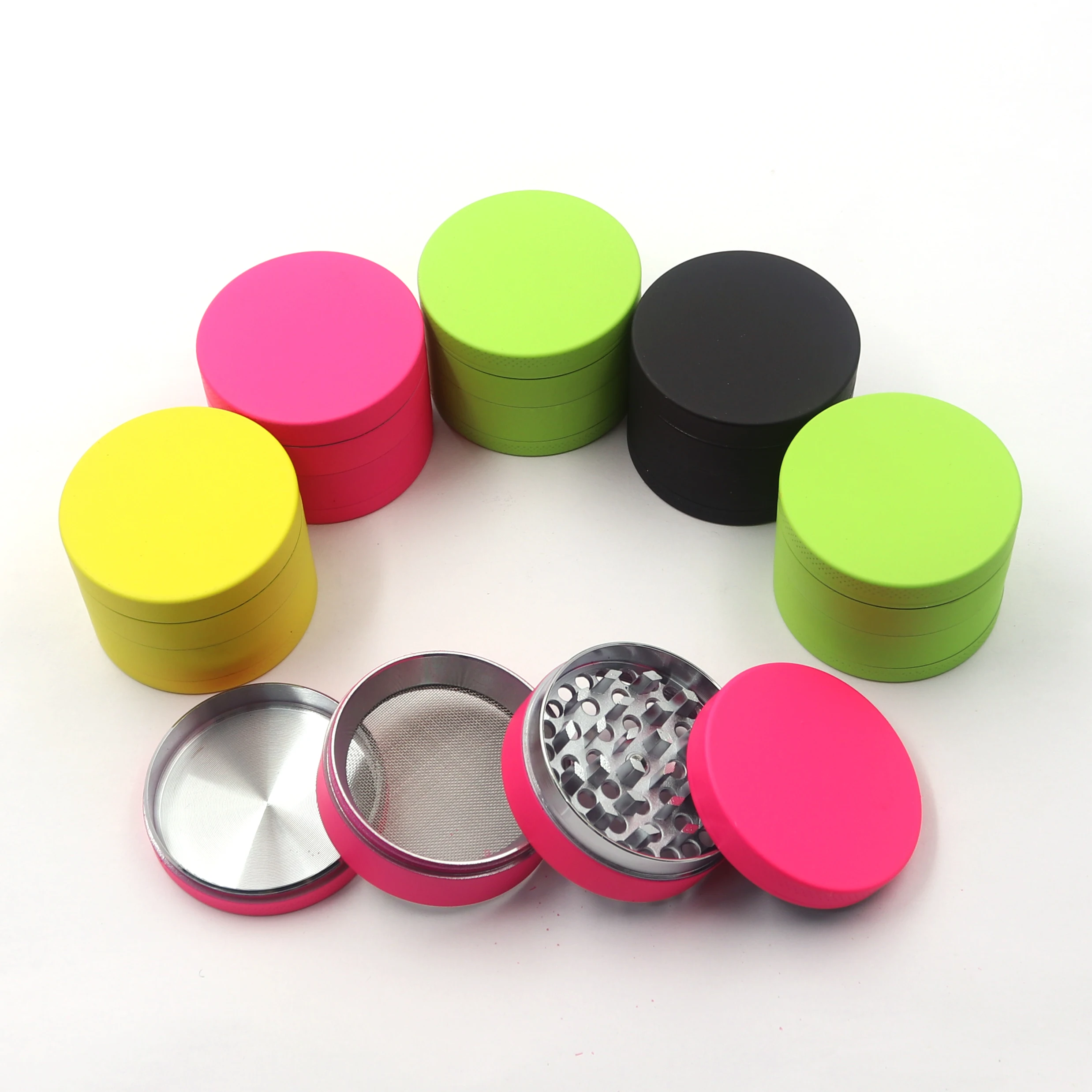 Wholesale OEM/ODM Custom Grinder Engraved Herb Crusher Smoking metal grinder