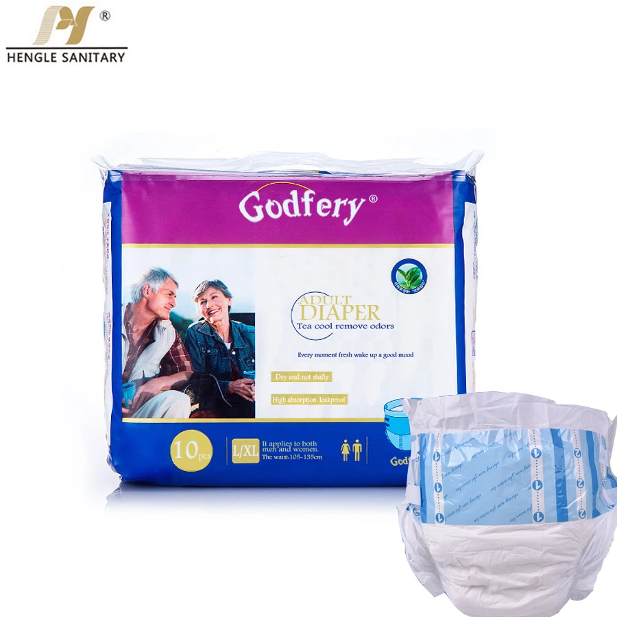OEM cheap free sample breathable surface grade a disposable private label quality adult pampering diaper