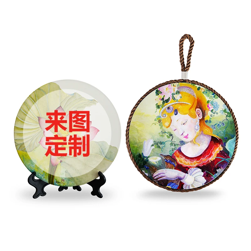 Best factory custom  sublimation ceramic fridge magnet