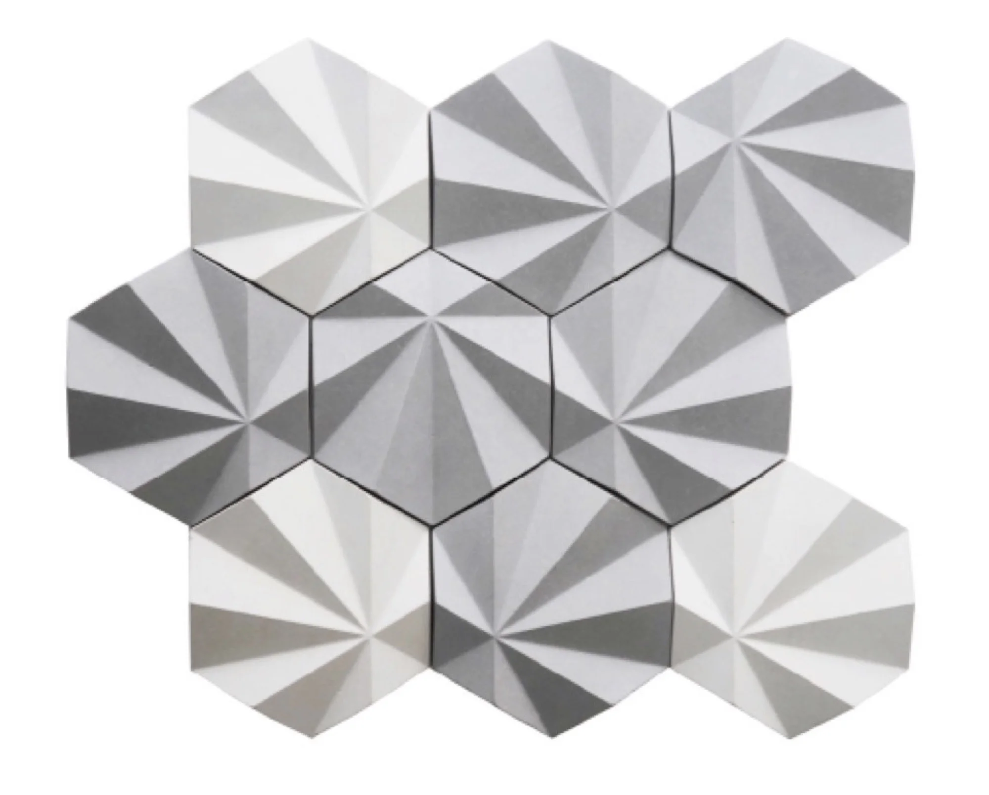 
Hexagon Concrete Interior Wall Mosaic Tiles New Cement Environment-friendly Materials 
