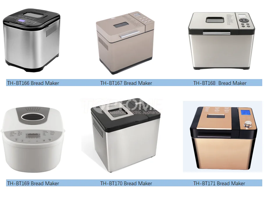 650W 2LB Capacity 19 Settings Gluten Free Electric Bread maker Plastic Bread Machine With Viewing Window