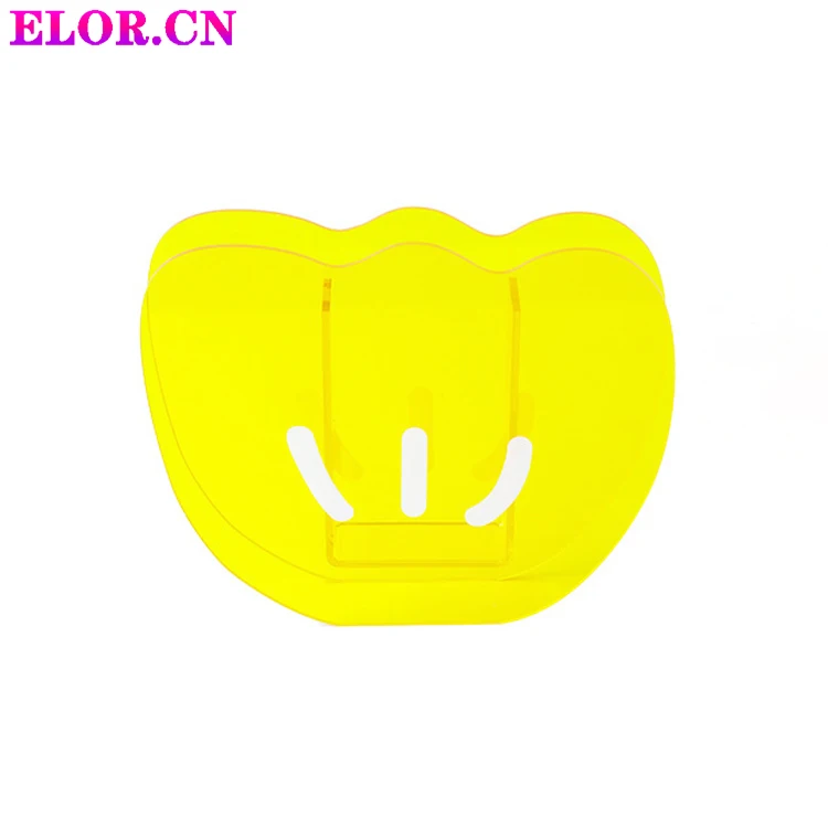 ELOR New Design Acrylic Red Rose Vase Desktop For Modern Home Decor Colorful Flowers In Living Room