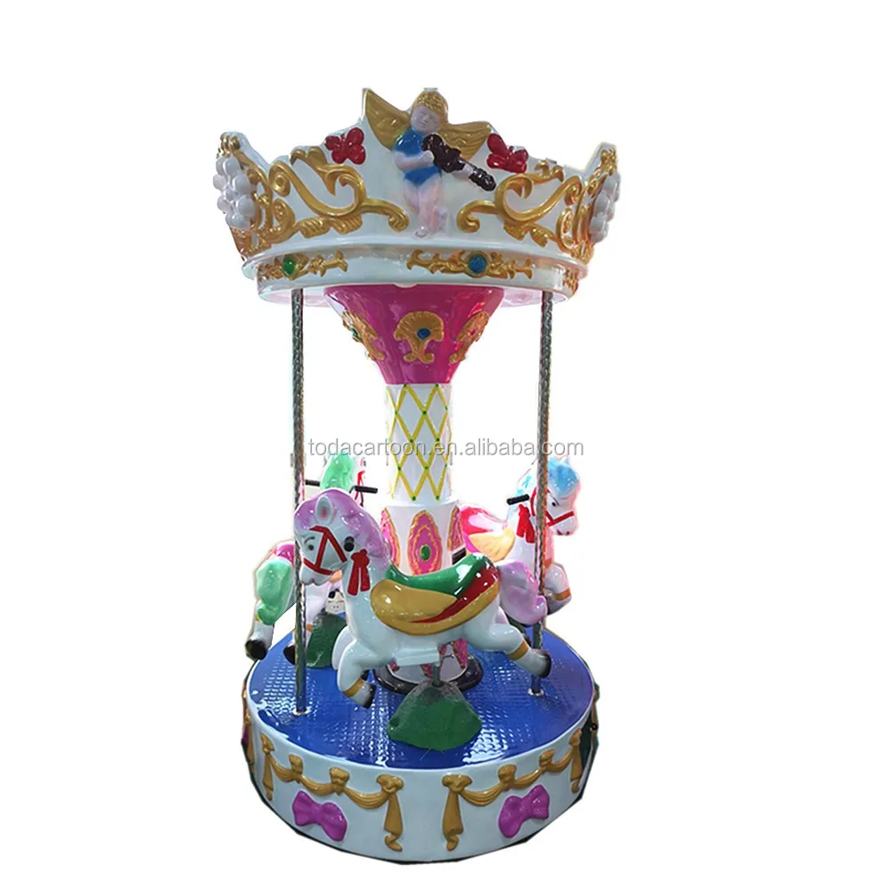 2021 Carousel arcade game machine for amusement park kids 3 players Angel carousel