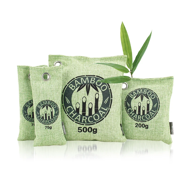 Remove odor & control moisture in shoes Activated Carbon deodorizer Shoe Plug Bamboo Charcoal Bag