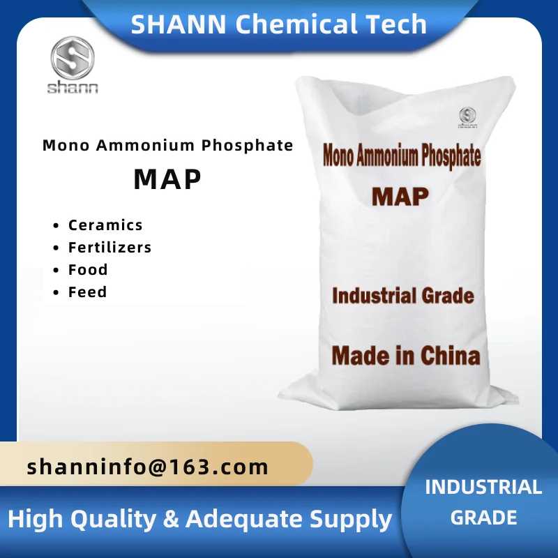 Industrial Grade Monoammonium Phosphate MAP - Dry Chemical Fire Extinguishers, Coats Food Ceramics 25kg Pe-lined Paper Bag Shann