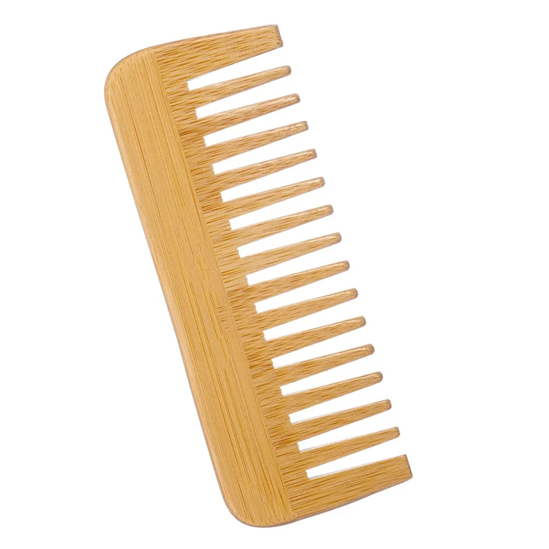 Wide Tooth Hair Comb Comb Set Private Label Hot Selling Custom Brand Logo Eco Friendly Wooden Bamboo and Wood Hair Brush 0.3kg
