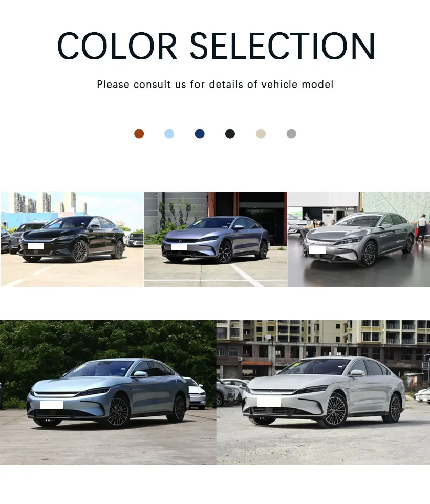 2025 BYD Han EV506KM Luxury Electric Car Medium and Large Sizd 4WD Drive Mode Left Steering