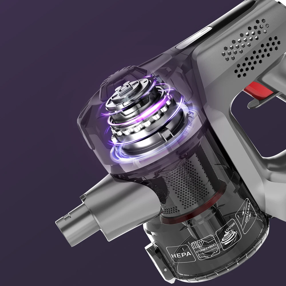 Горячая продажа палка вакуумный насос с 18Kpa Мощное всасывание 200 Вт бесщёточным двигателем большой светодиодный дисплей беспроводной