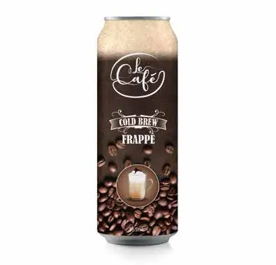 Le Cafe - Espresso Cold Brew Coffee 355ml Canned High Quality RTD Robusta Coffee
