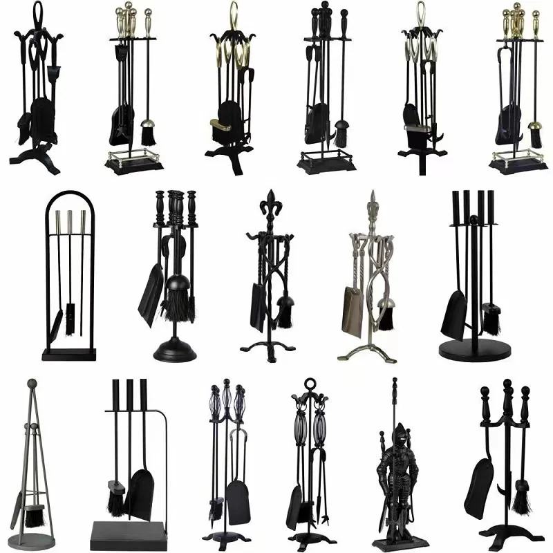 Hot selling useful Black Backyard firewood rack log holder firewood storage racks