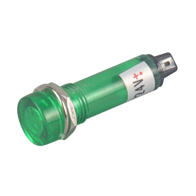 PL-101T Series 220V 110V 12V/24VDC Panel Mounting AC Battery Indicator Lights 10mm Signal Lamp