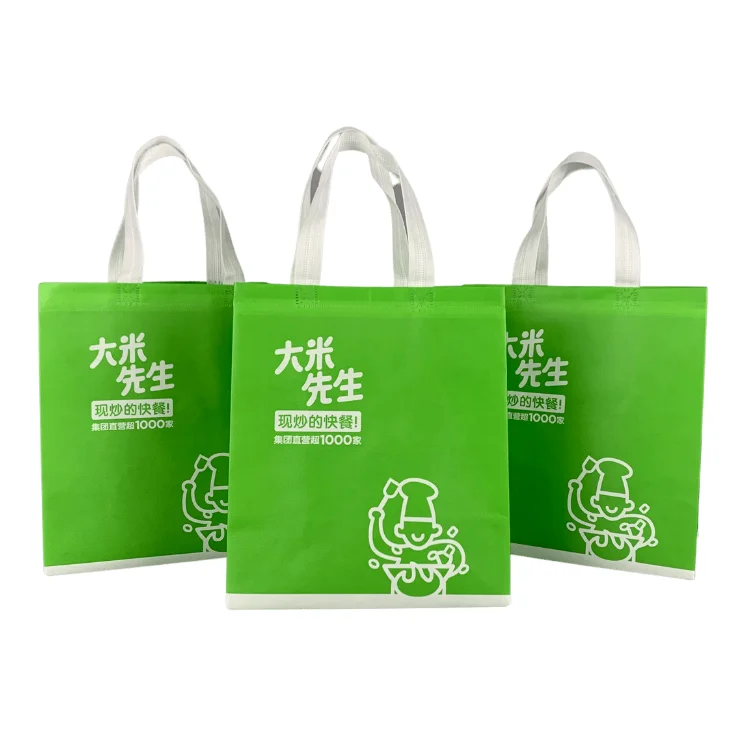 Fashion Style Leakproof Thermal Insulated Reusable Non Woven Shopping Bag With Customize Logo For Takeaway