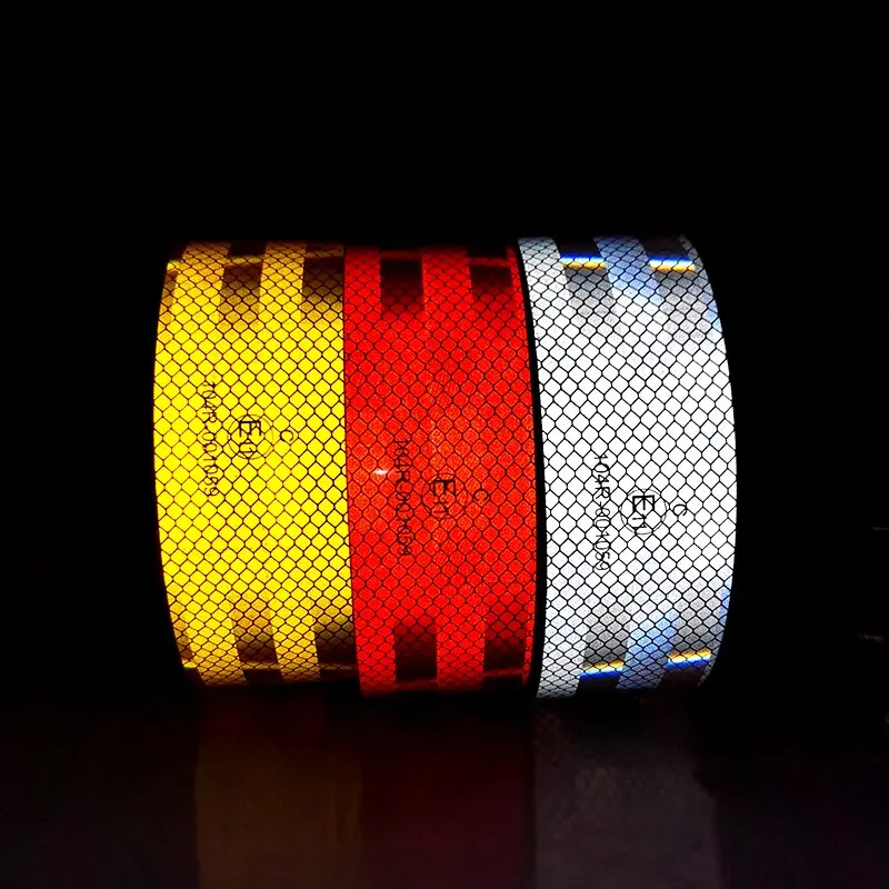 High Visibility India Safety Conspicuity Reflector Tape Suppliers ECE 104 Reflective Vehicle Tape With PMMA Surface Film