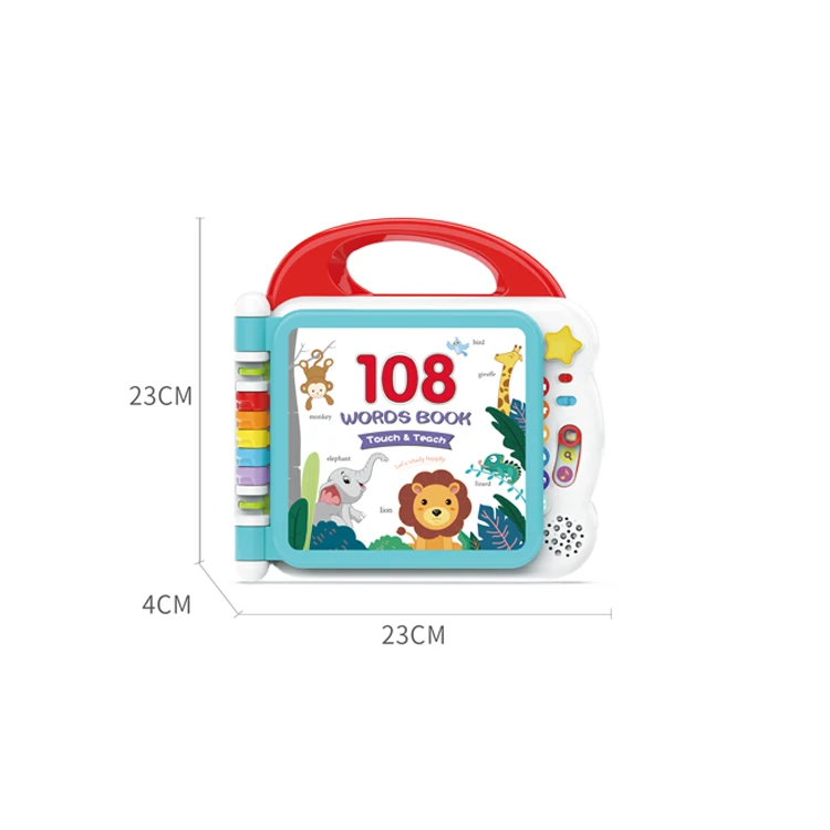 
Amazon hot selling preschool educational Blueteeth English Touch and learn words book 