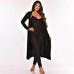 2022 New Style Europe And American Disposition Mid Waist Long Pants Elegant Jumpsuit Sexy Women Clothes Two-pieces Sets Hot Sale