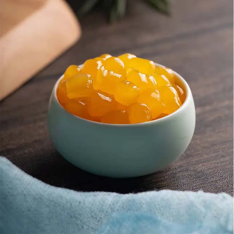 Instant popping boba fruit flavored popping boba for cold drink