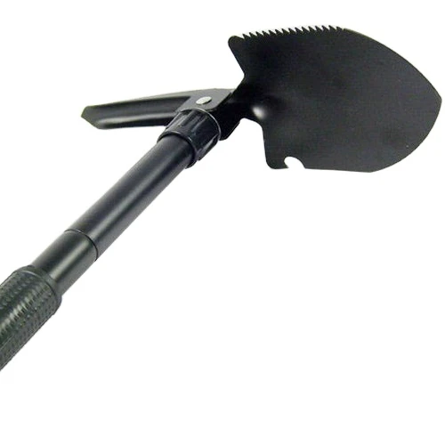 Small Multi-function Folding Shovel Spade with Compass Camping Shovel