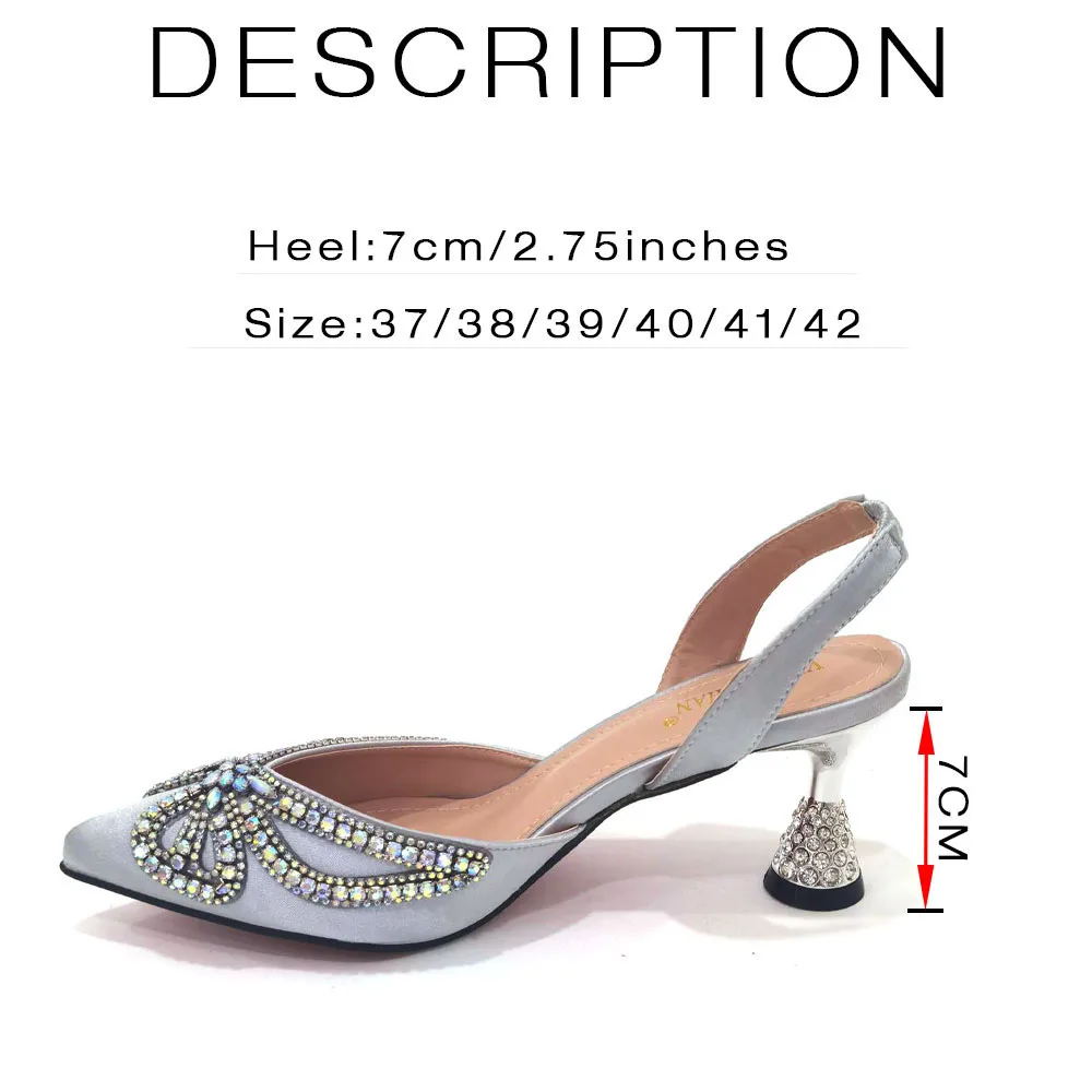 Wholesale  New Design African Nigerian Party Women Match Shoes And Bag Set For Wedding