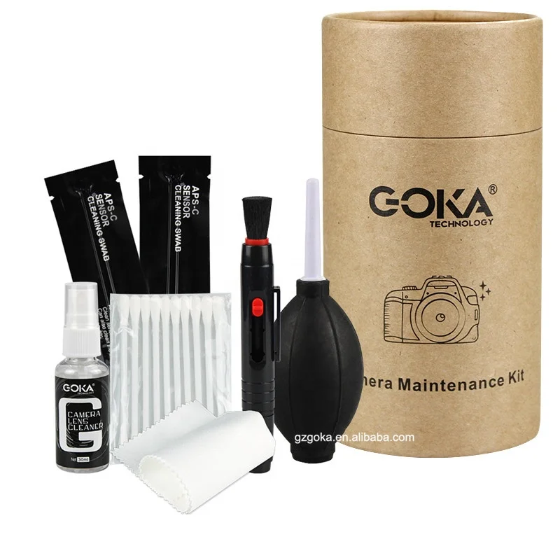 All in one non-toxic customizable dslr camera sensor lens cleaner kit anti fog cleaner provided