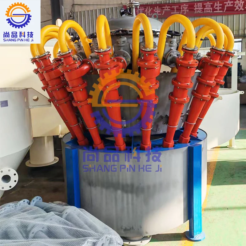New Stainless Steel Hydrocyclone Separators with Wear-Resistant Polyurethane Cyclone Flotation Separator for Mineral Ore Use