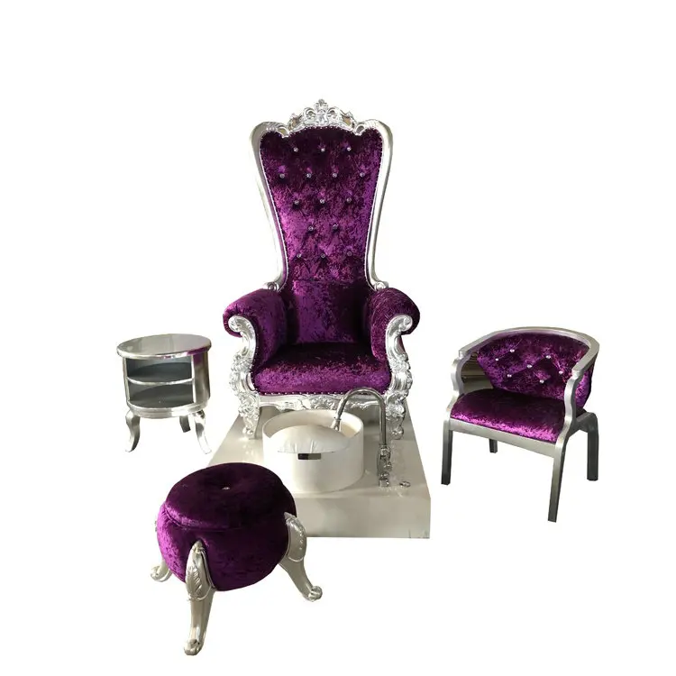 King Throne Luxury Queen Pedicure Chair Foot Spa Chair
