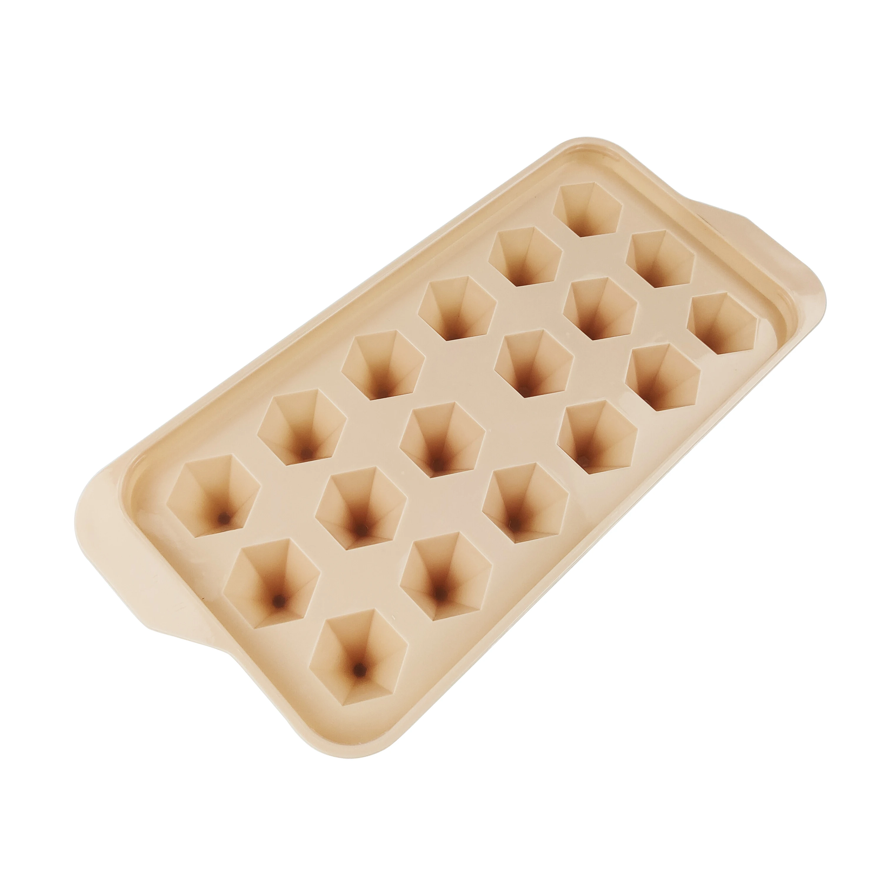 Hot selling food grade silicone ice tray Whiskey ice making round big ice cubes 18 grids mold