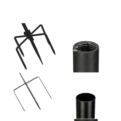 Oniya 2 Packs 76 inch Bird Feeder Outdoor Shepherds Hooks Adjustable Metal Garden Poles for Garden,Weddings,Solar Light Lantern