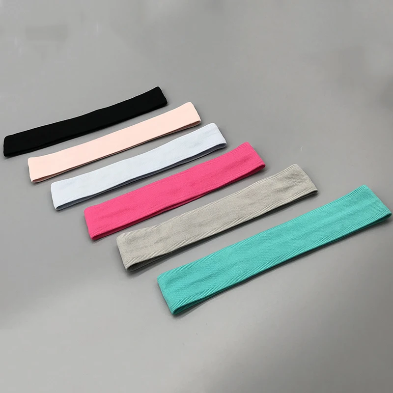 Mixed Colors Yoga Sports Headbands for Women Soft Elastic Stretch Girls Athletic cotton Headbands