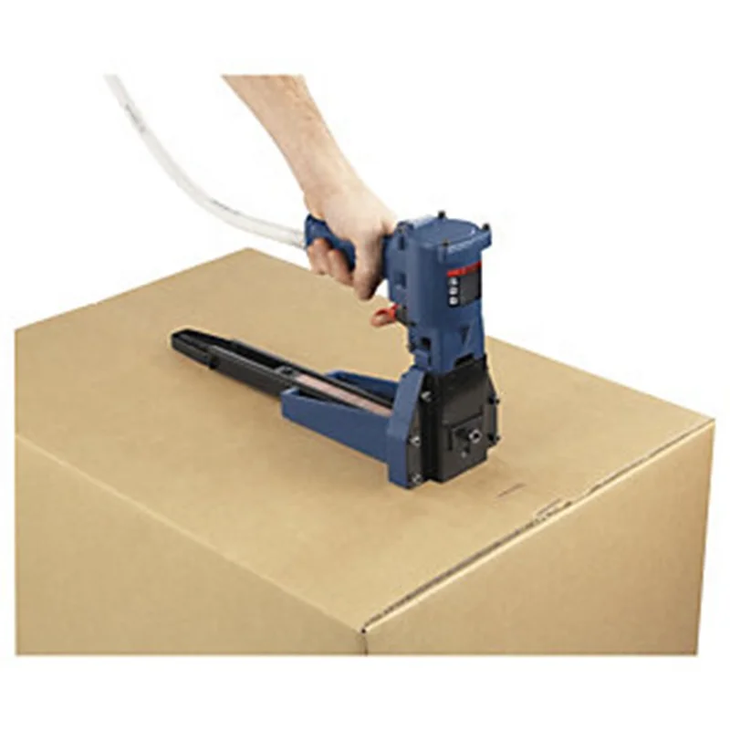 Manual Carton Box Machinery Stapling Cardboard Stitcher Nail Machine