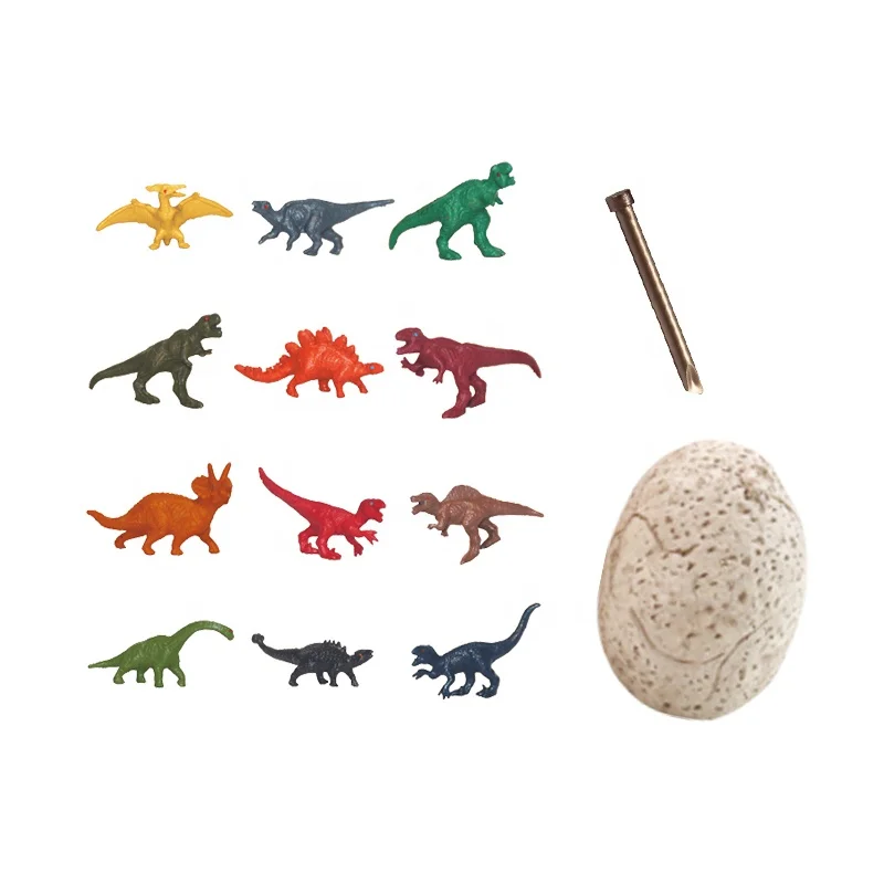 Dinosaur dig toy eggs kinder surprise, Plastic dinosaurs toys set, Cheap Animals Dinosaur egg blind box toys figures
