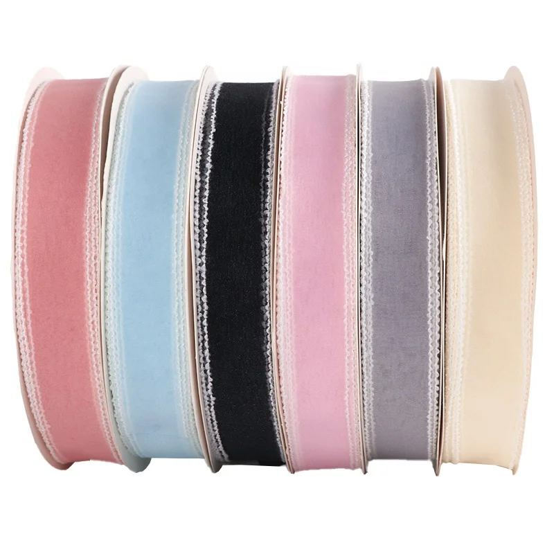 Wholesale Customized 25mm Flowers Packaging Sari Silk Ribbon Organza Yarn Ribbons For Wrapping Packaging Straw Hat