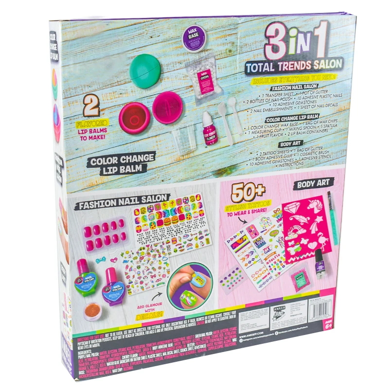 Wholesale Pretend Play Beauty Diy Fashion Girls Non-toxic Cosmetic Toys Kids Makeup Set Kits