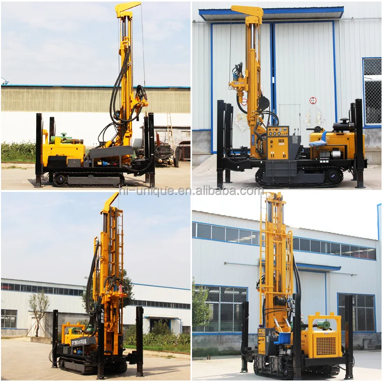 UNIQUE GROUP 350m depth Deep borehole drill rig machine for sale