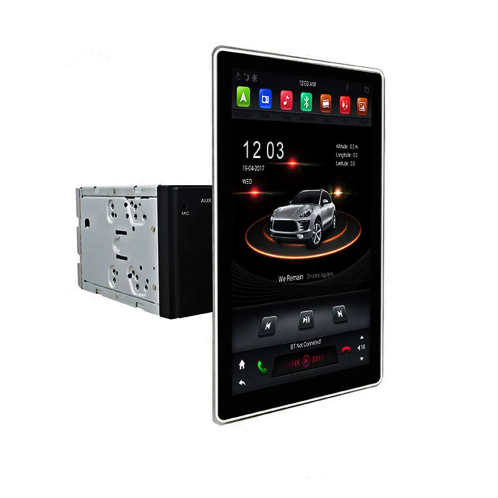  Автомобильный dvd-плеер в стиле Tesla PX6 mp3 GPS Navi для универсальных автомобилей с большим вращающимся экраном 12 8