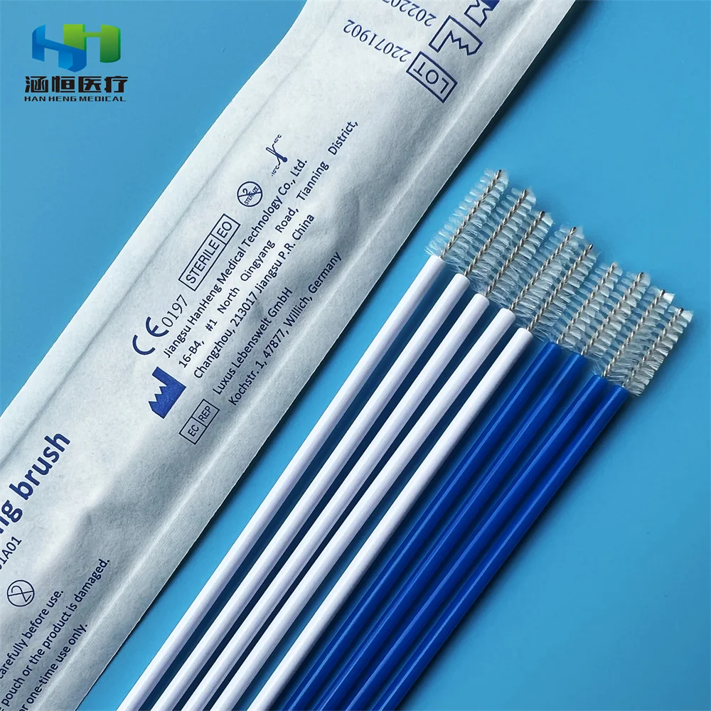 Medical HPV Brush for Cervical Cytology Sterile Disposable Sampling Brush CE0197-MDR-ISO13485 certificates