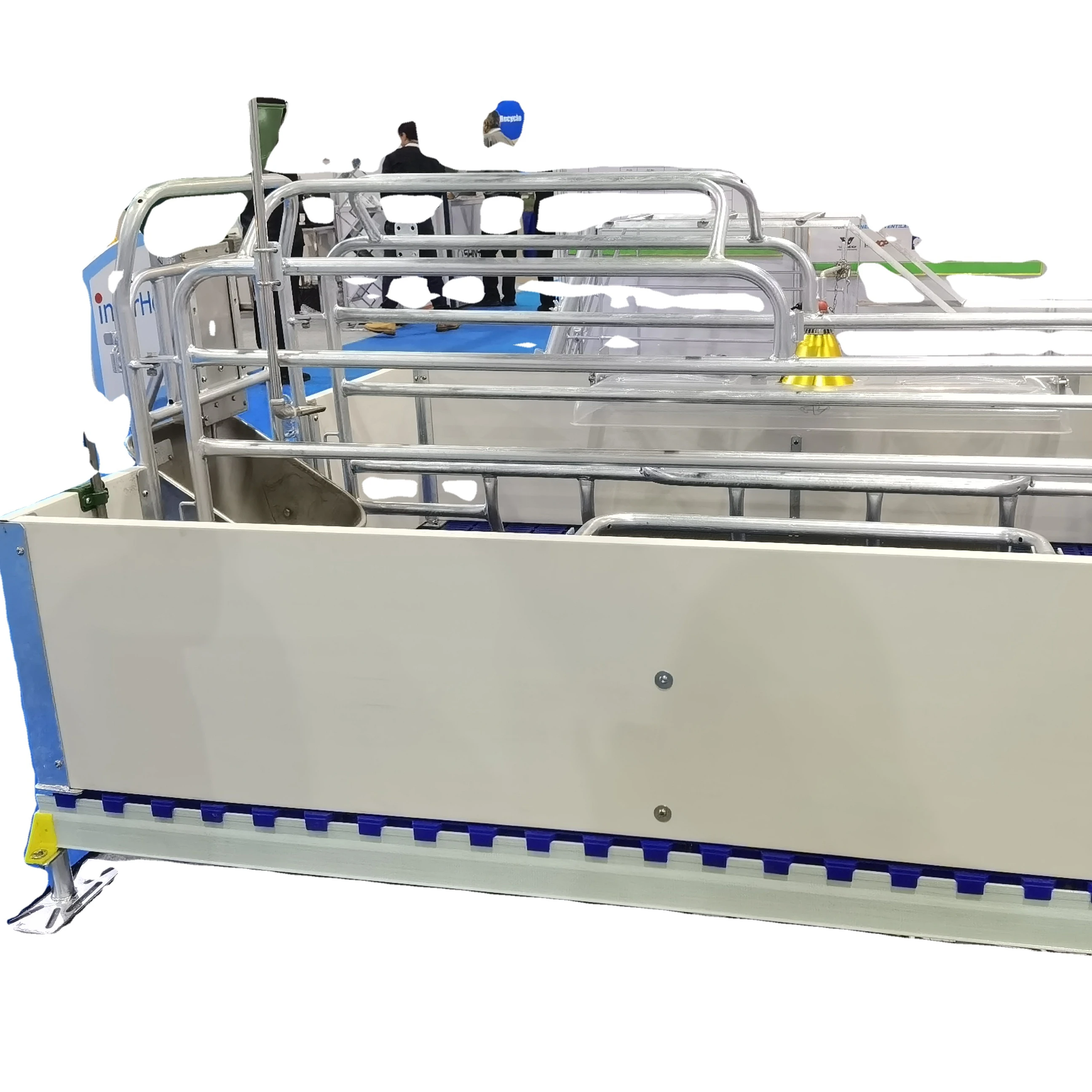 Pig Farrowing Crate Sow Farm Feeder Stainless Steel Sow Trough For Pig Farming Feeder Equipment