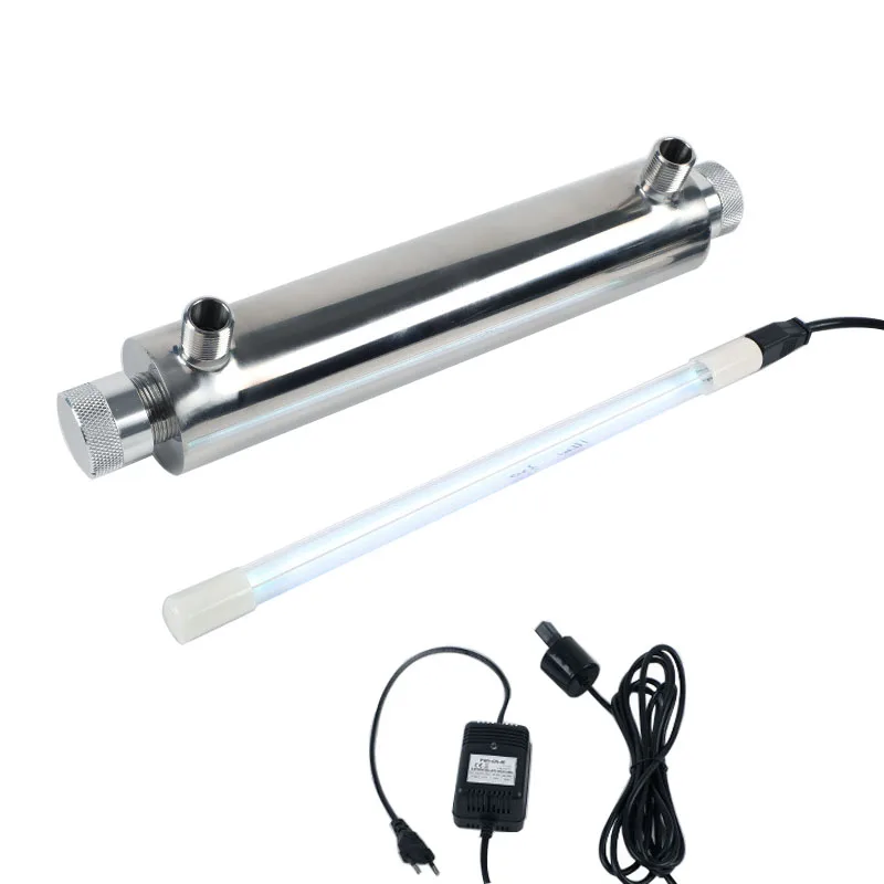 UV Water Filter 55W Ultraviolet Disinfection Light UV Water Purifiers 12GPM UV Lamp Quartz Sleeve Included