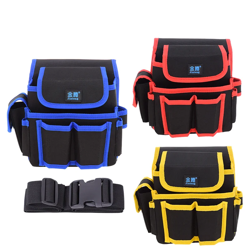 factory direct sale Yellow Leather Multi Pocket Barber Wear-Resistant motorcycle oxford backpack 600D oxford tool bags set